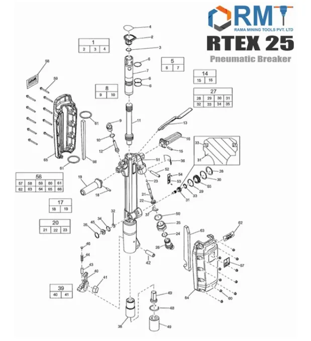 RTEX 25 - Pneumatic Breaker